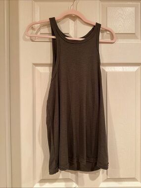 Free People Olive Ribbed Tank